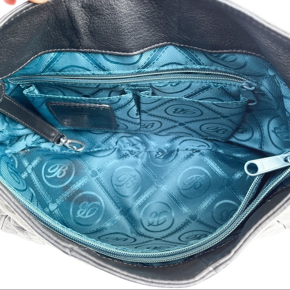 Brighton Black Leather Shoulder Hobo Bag - Picture 4 of 6